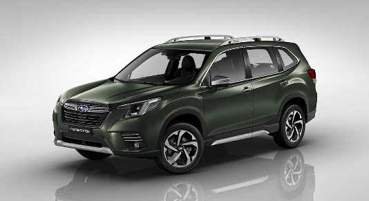 Forester E-Boxer MY22 zelený zmenšený o 50 procent